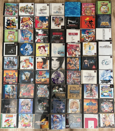 Lot de jeux Playstation PS1 63 Bandle NTSC-J du Japon FF Street Fighter etc 20lbs - Photo 1/13