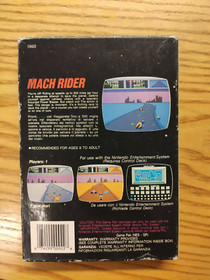 MACH RIDER. MATTEL SCHWARZE BOX. KOMPLETT. Nintendo NES. PAL A. GR&Uuml;NDLICH GEREINIGT