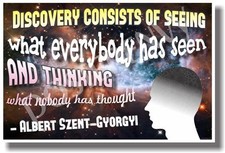 Discovery - Space Background - NEW Motivational Quote Poster cm963 
