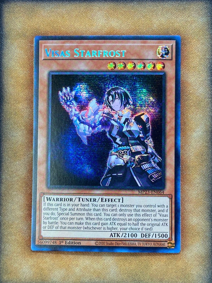 visas cards yugioh Yugioh Visas Starfrost DIFO-EN008 Secret Rare 1st Edition Near Mint