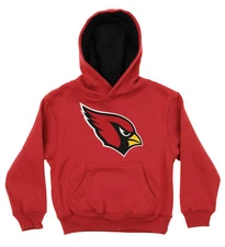 OuterStuff NFL Kids Arizona Cardinals Primary Pullover Hoodie, Red