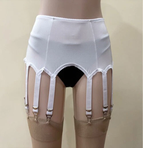 white high waisted garter belt Garter Belts in Womens Lingerie | White