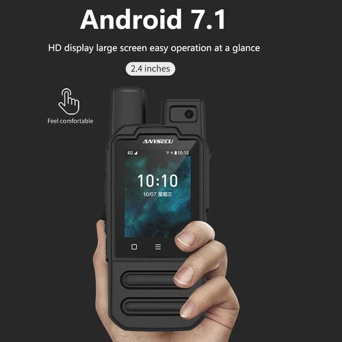 ANYSSECU Radio de Red Zello Walkie Talkie F2 4GA Android 7.1 Trabajo Real-ptt Zello - Imagen 4 de 8