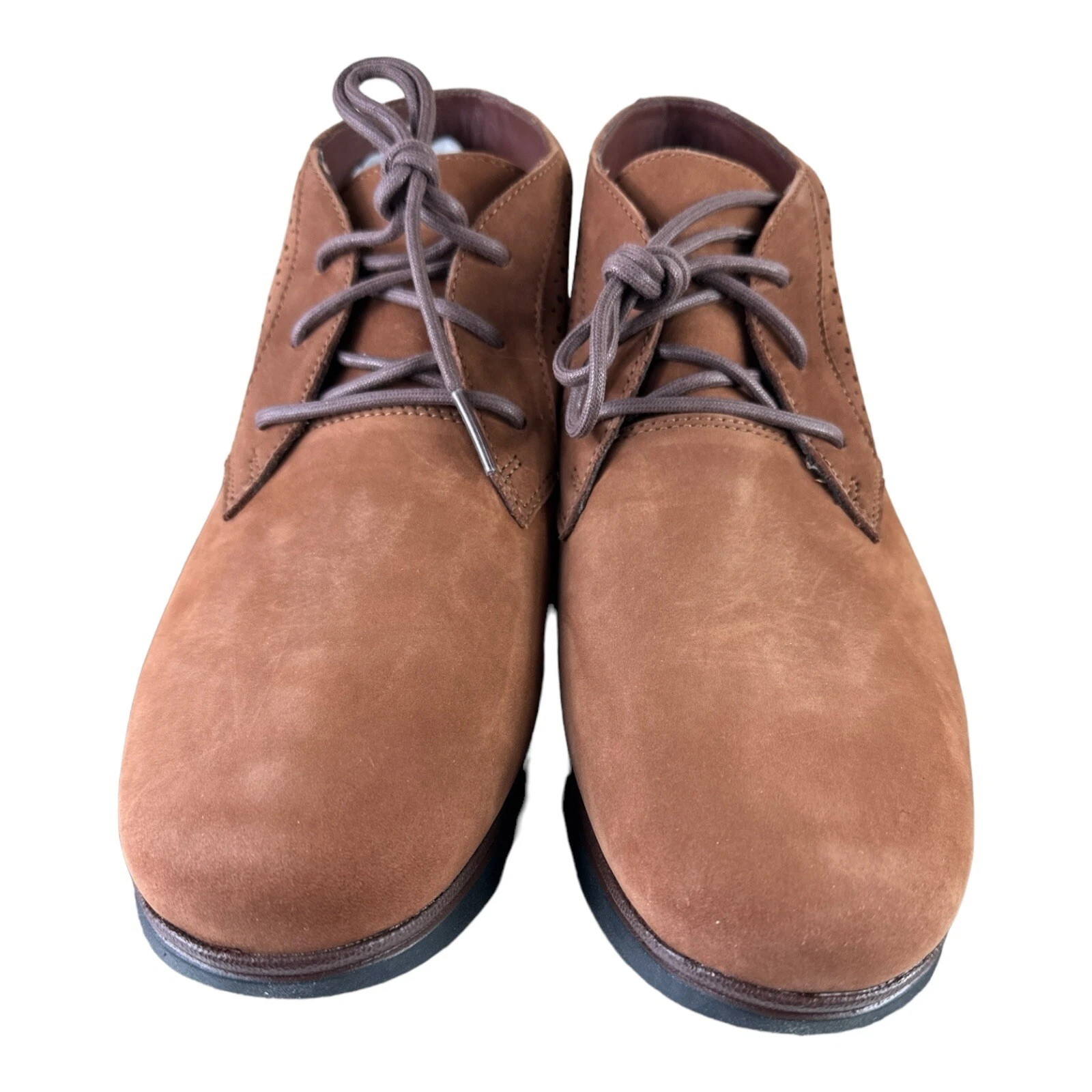 Men’s Timberland Franklin Park Waterproof Chukka Boot Medium Brown Nubuck Sz 7.5