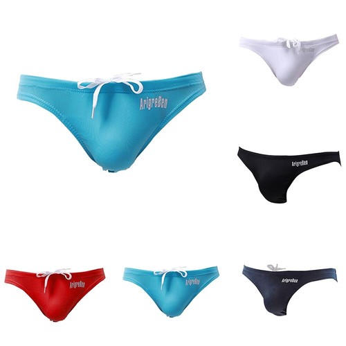 Men Sexy Low Waist Swim Briefs Swimming Pants Bikini Beach Shorts Quick Dry - Picture 11 of 31