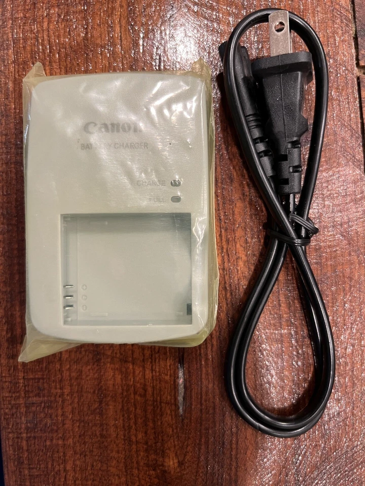 Cargador de batería Canon CB-2LYE con cable de alimentación nuevo OEM genuino Foto 4 de 4