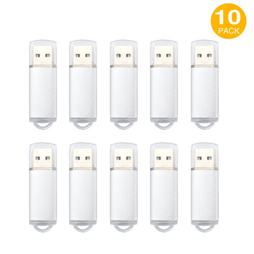 10 Pack 4GB Flash Memory Stick USB 2.0 Flash Drive High Speed Thumb Pen Storage - Picture 3 of 12