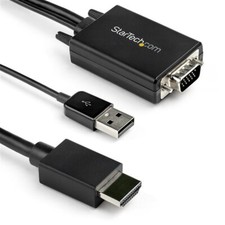 StarTech 6.5FT VGA Male to HDMI Male Monitor Cable - Black