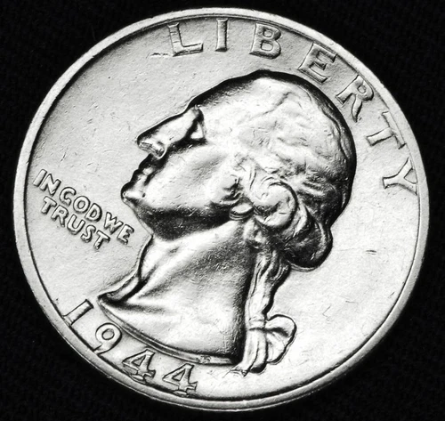 1944-S Washington Quarter — photo from the most recent tracked eBay sale