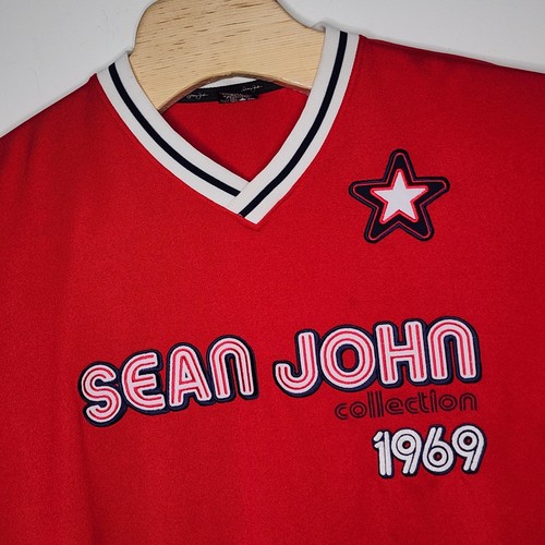 Sean John Collection Jersey XXL Red 69 Victory Series Vintage Y2K Hip Hop READ - Picture 2 of 9