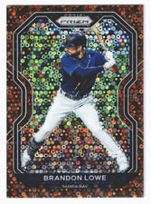 2021 Panini Prizm Brandon Lowe Tier II Bronze Donut Circles /40 #192 Rays