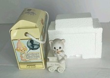 PRECIOUS MOMENTS "Birthday Series" Baby Bear 1985 Enesco With Box
