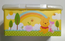 Huggies Empty Wipes Container Disney Winnie the Pooh, Piglet Eeyore Rainbow READ