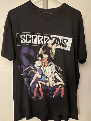 Scorpions Band Cotton Black Unisex T-shirt Reprint S-4XL