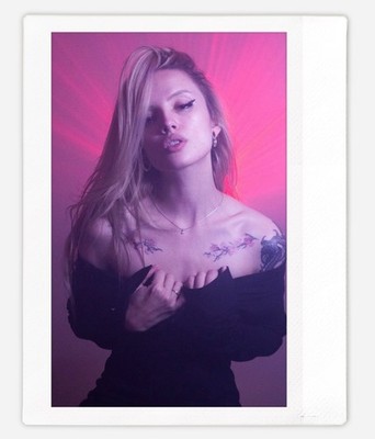 Art model Bradley Instax Wide Instant Film Print