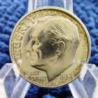 1954 Proof Roosevelt Dime 10C - Philadelphia Mint - BU Cond - Light Toning