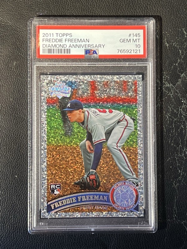FREDDIE FREEMAN 2011 Topps Diamond Anniversary PSA 10 RC #145