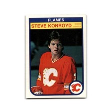 1982 O-Pee-Chee Steve Konroyd RC Calgary Flames #48