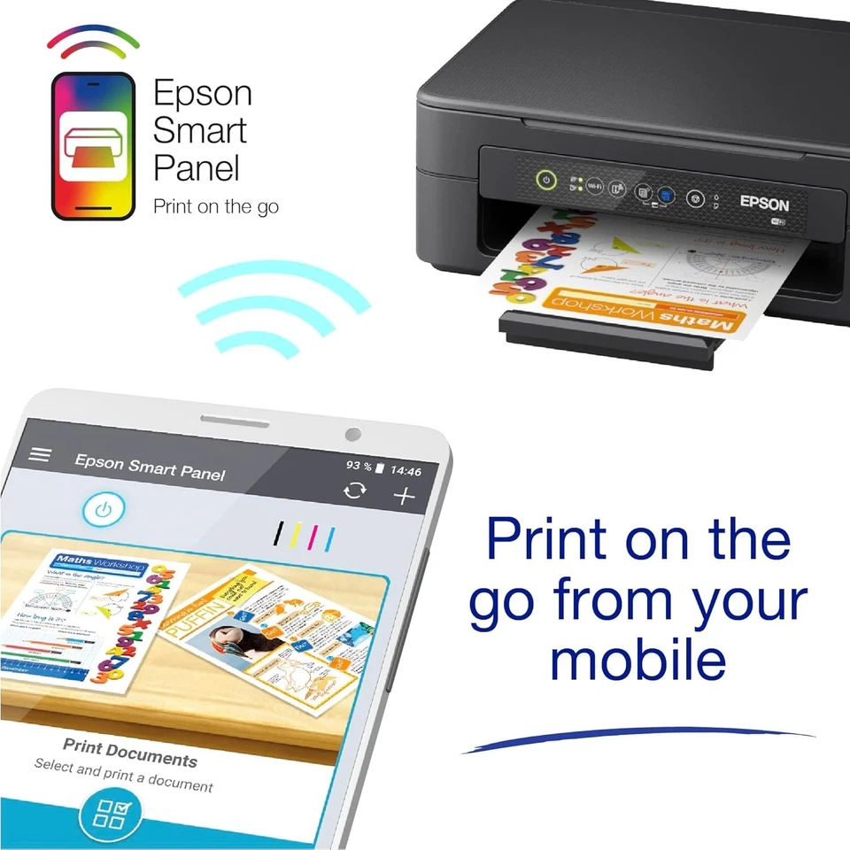 Epson Expression XP-2200 3-In-1 Multifunction Wireless Inkjet Printer With Ink - Image 3 of 4