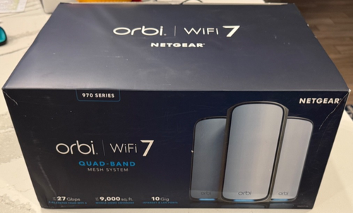 Netgear Orbi 970 Series BE27000 Wi-Fi 7 Mesh (3er-Pack) - NEU / Kostenloser Versand