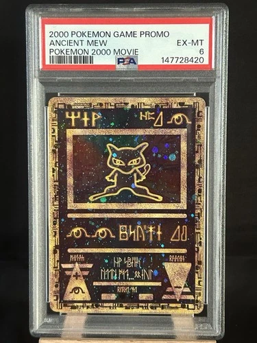 2000 POKEMON GAME MOVIE POKEMON 2000 MOVIE ANCIENT MEW PSA 6