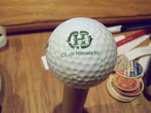 C.C. OF HERSHEY PA. LOGO GOLFBALL ULTRA