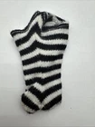 Vintage Ponytail Barbie Doll ~ Black & White Zebra Striped Swimsuit