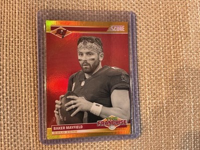 2024 Score - The Franchise Baker Mayfield #30 Gold Zone /50