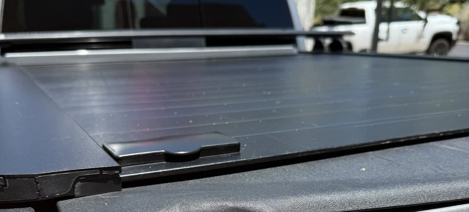 2023 Used Retrax Bed Cover For 2500/3500 Short Bed Ram Truck With T Tracks - Image 2 of 3