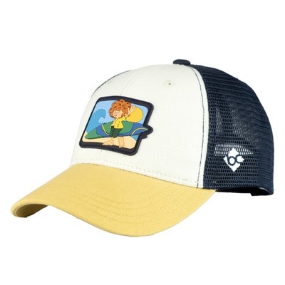 Bavarian Caps Cap ''Pumuckl surft'' multi Curved one size Basecap Mesh Kappe Patch