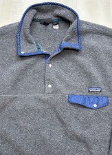 Vintage Patagonia Snap T Synchilla Fleece Pullover USA Made 90s Men’s XXL 2XL