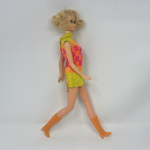 Vintage 1970 Mattel Sears Exclusive #1132 WALKING JAMIE Doll in Original Dress - Picture 13 of 18