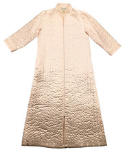VTG NWOT Miss Elaine Classics Robe M Pink Long Quilted A Line Made In USA ILGWU