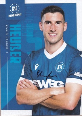 Autogrammkarte Robin Heußer - Karlsruher SC - 2024/2025 - Fußball