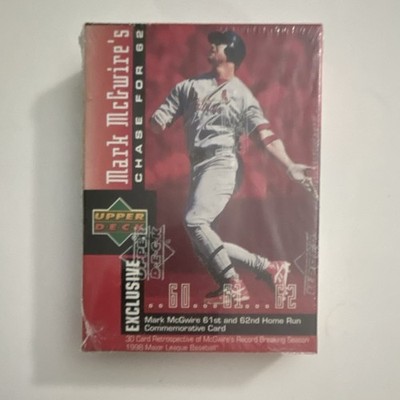 Upper Deck Mark McGwire's Chase for 62 1998 MLB Baseball Sealed Box