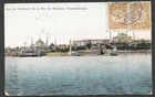 TURKEY to FRANCE RE-SENT Postcard 1911 VF