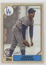 2017 Topps 1987 Topps Baseball 30th Anniversary Sandy Koufax #87-9 HOF 14tz