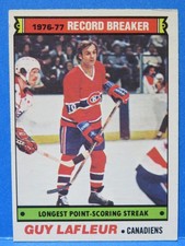 1977-78 O-Pee-Chee ALL-STAR Card #200, GUY LAFLEUR, Montreal Canadiens, MidGrade