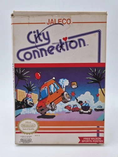 City Connection - Nintendo NES - Complete - NTSC-U/C US USA - Correct Condition