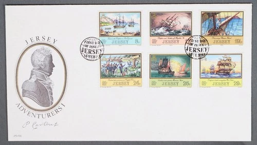 MayfairStamps Jersey FDC 1983 Adventurers I Combo First Day Cover aaw_68421