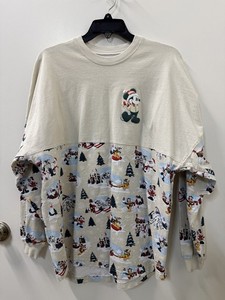 Disney Mickey Mouse "Snow Much Fun" Christmas Spirit Jersey Size Adult Medium