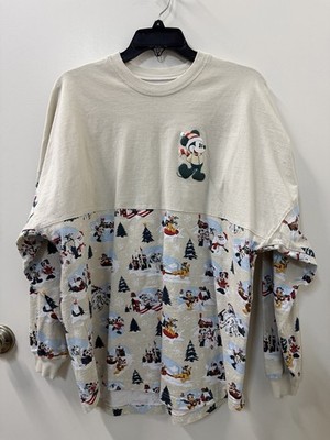Disney Mickey Mouse ''Snow Much Fun'' Christmas Spirit Jersey Size Adult Medium