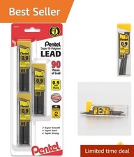 Durable Refillable 0.9 mm Pencil Lead Refills - Clear Writing with 90 Pieces