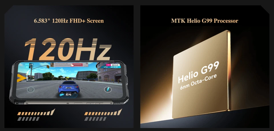 Cubot KingKong AX 4G LTE Black - 12GB RAM - 256GB ROM - Global Version - NEW - Image 2 of 4