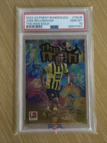 2022-23 Topps Finest Bundesliga - Jude Bellingham The Man GOLD #/50 Case Hit SSP