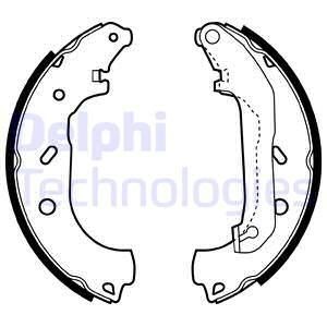 Kit ganasce freno Delphi per Ford Tourneo Connect Transit 02-13 4387344 - Foto 1 di 1