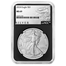 2024 $1 American Silver Eagle NGC MS69 ALS Label Retro Core