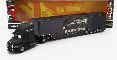 MAISTO Design Custom Haulers 1:64 US Track mit Hänger Rauh Welt  Neu/OVP