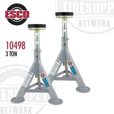ESCO | 3 Ton Performance Jack Stand - Rubber Flat Top - Pair (10498)