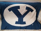 New ListingByu Brigham Young University 3'X5' Flag Banner - 100% Full Color Blue & White
